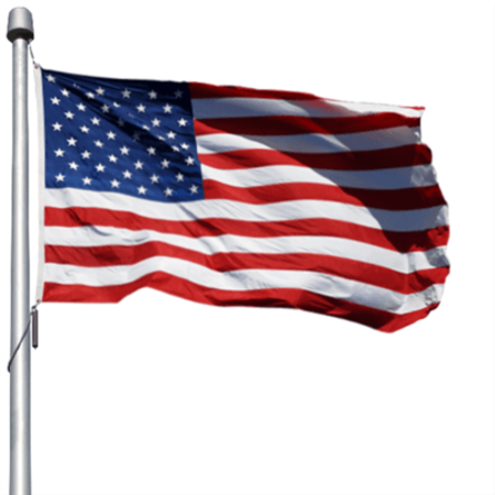 GLOBAL FLAGS UNLIMITED US Nylon Flag 2'x3' 200001